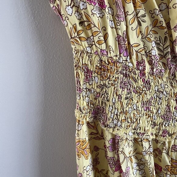 Old Navy Women MP Cottagecore Prairie Waist Defined Puff Sleeve Maxi Dress NWT - Picture 6 of 12